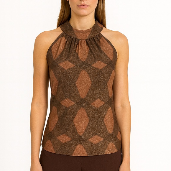 Elie Tahari Tops - Elie Tahari Metallic Bronze Top XS